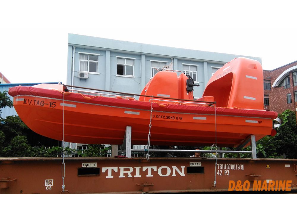 15 Persons 6 Meter High Speed Fast Rescue Boat