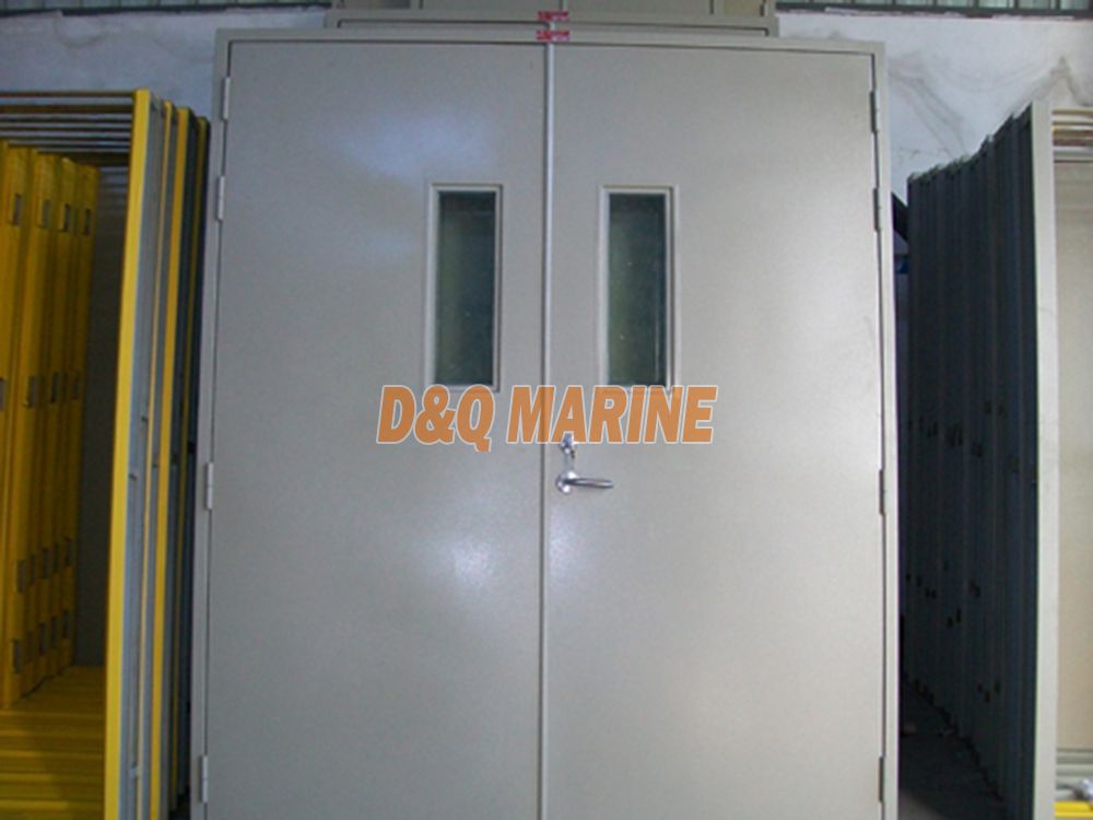 A60 Class Double Leaves Fireproof Door With Small Door Fire Fighting