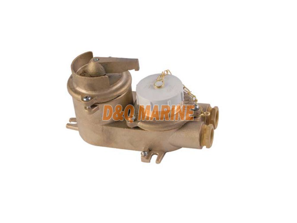 CZKLS2-2 10A Marine Brass Socket With Chain Switch