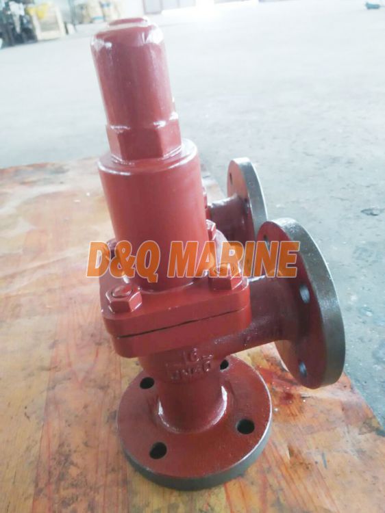 Cast Iron Flanged Angle Safety Valve CB304-92