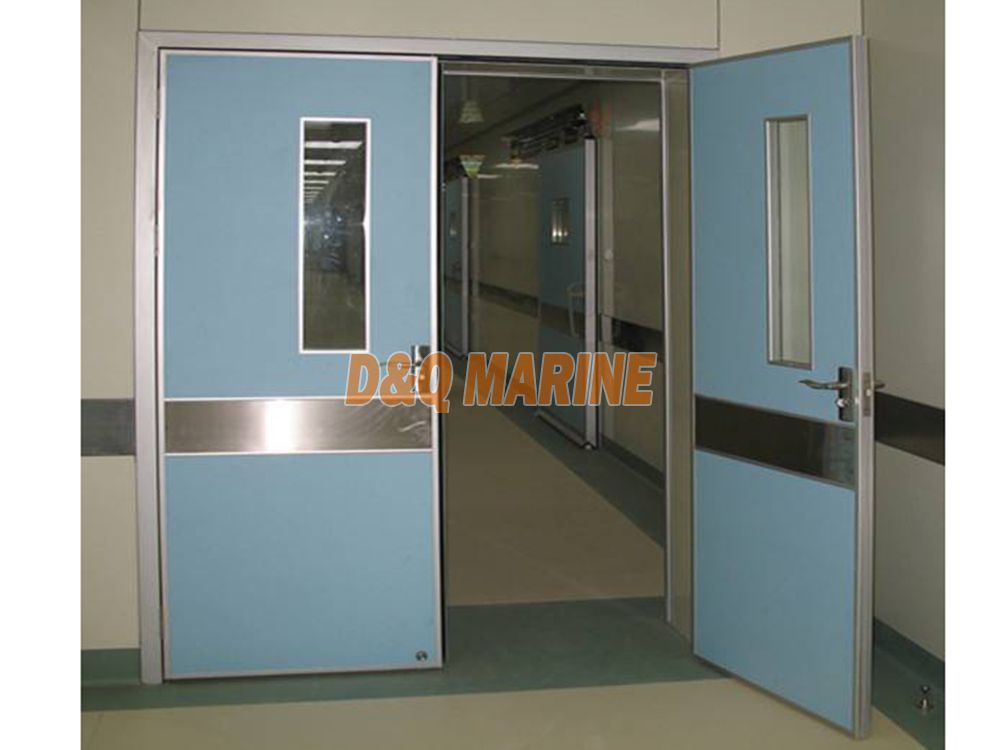 Double Aluminium Stainless Steel Watertight Door For Weather Wall
