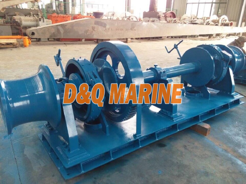 Hydraulic double gypsy windlass for 36mm chain