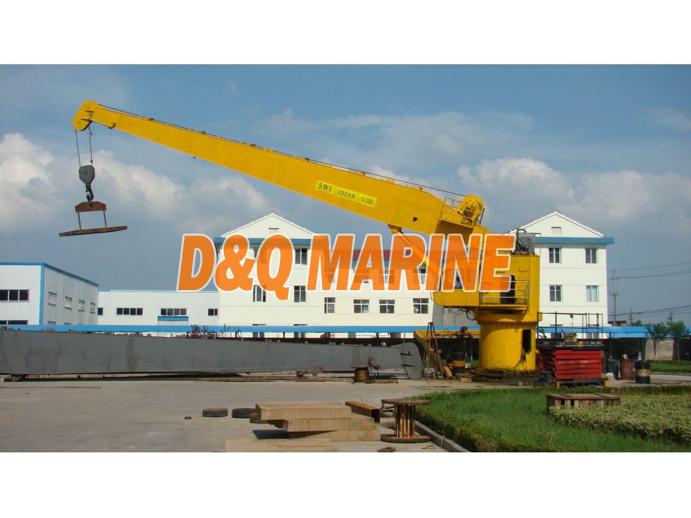 Hydraulic slewing crane