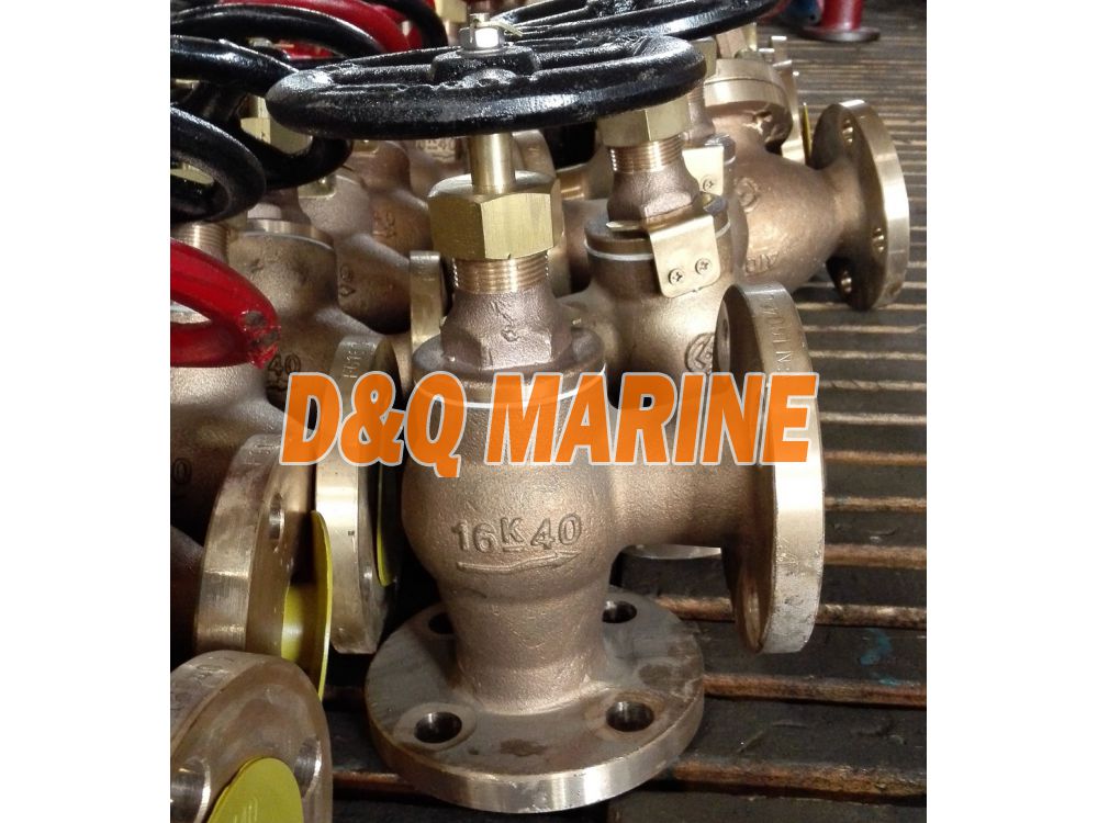 Marine Bronze/Brass Angle Valve JIS F7304 16K