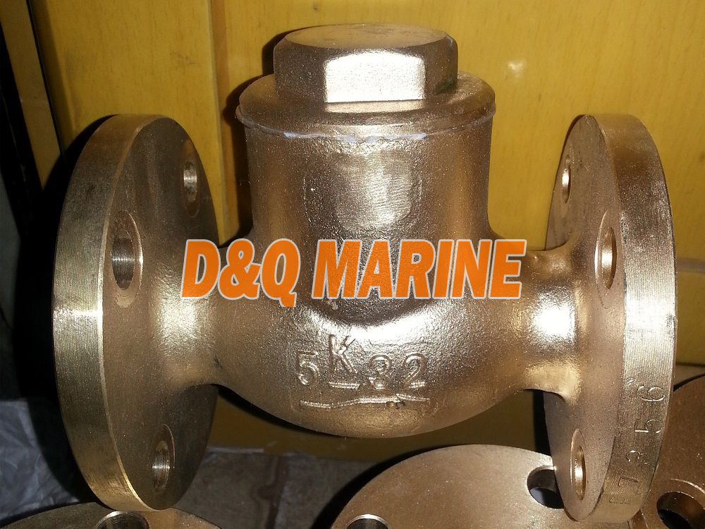 Marine Bronze/Brass Lift Check Valve JIS F7356 5K