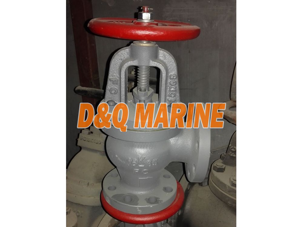 Marine Cast Iron 16K Screw Down Check Angle Valve JIS F7378