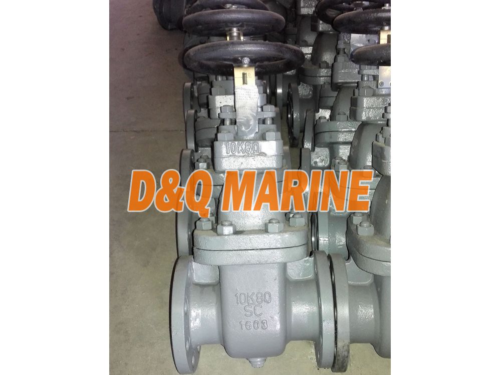 Marine Cast Steel 10K Gate Valve JIS F7366