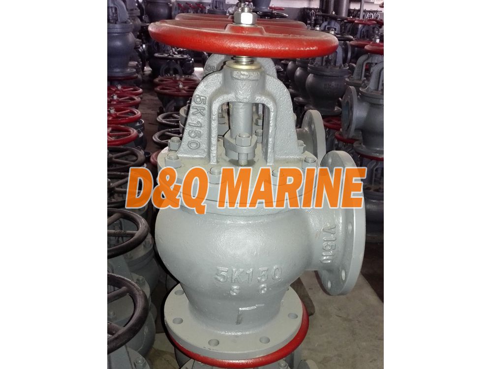 Marine Cast Steel 5K Screw Down Check Angle Valve JIS F7312C