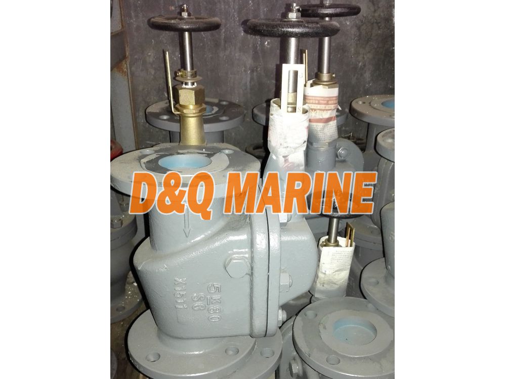 Marine Cast Steel 5K Screw Down Vertical Storm Valve JIS F3060