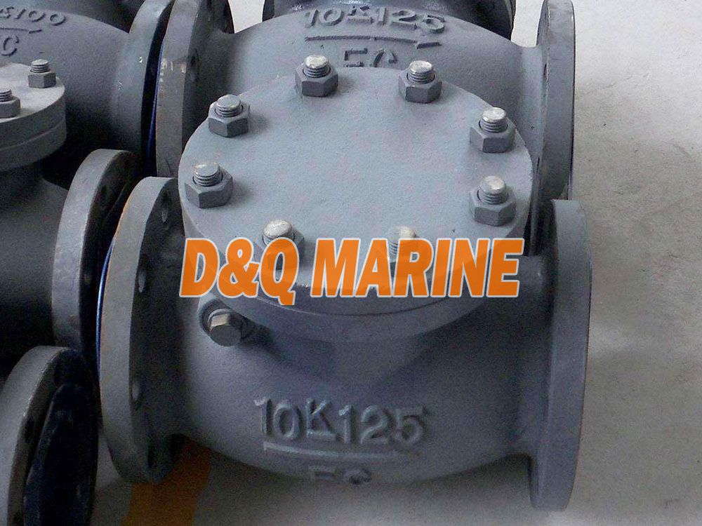 Marine Cast Iron 10K Swing Check Valve JIS F7373