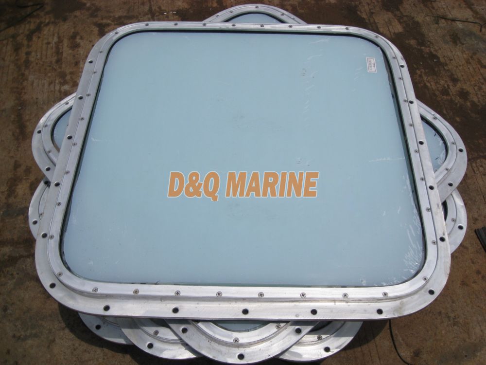 Marine Fixed Rectangular Window For Wheel House