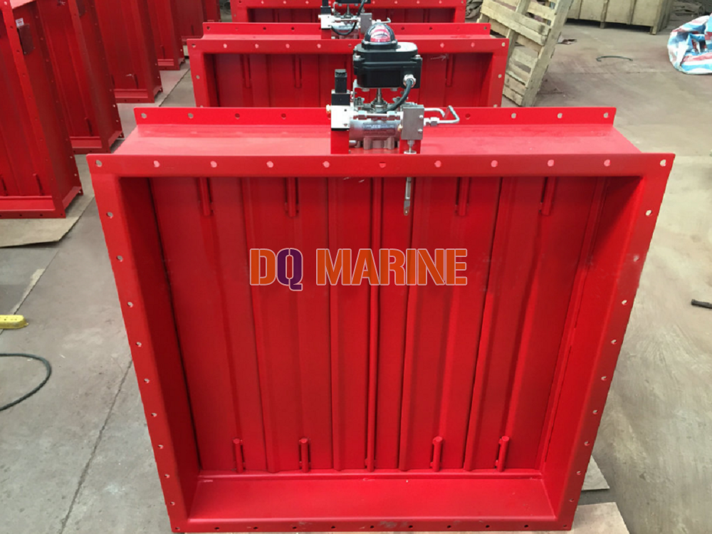 Pneumatic Rectangular Fire Damper