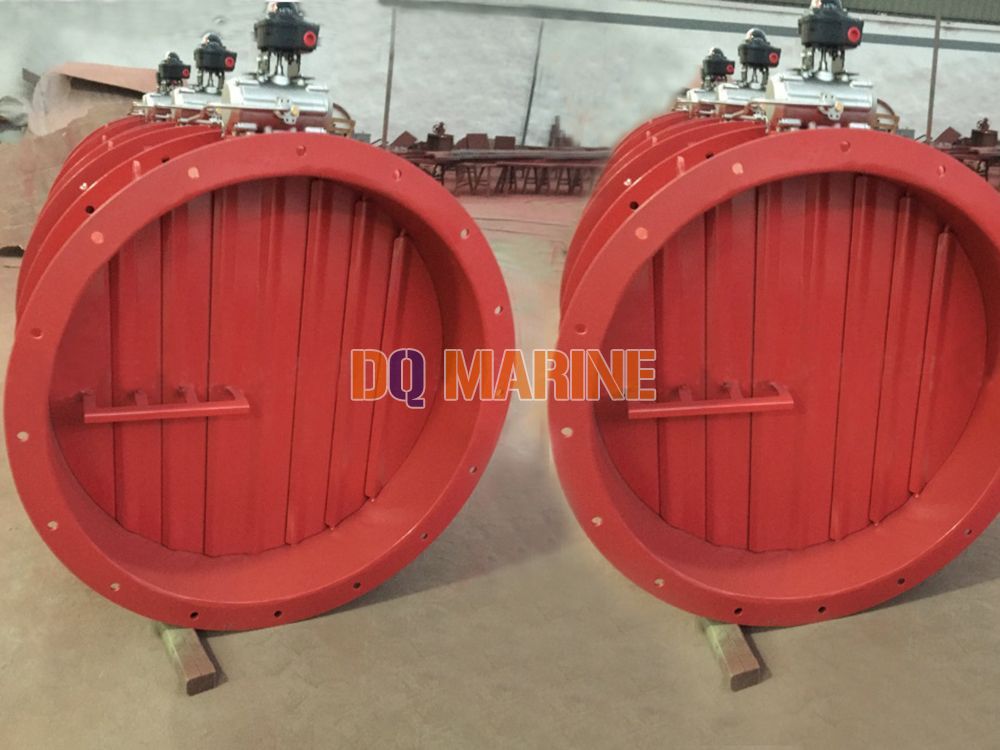 Round Pneumatic Explosion Proof Fire Damper