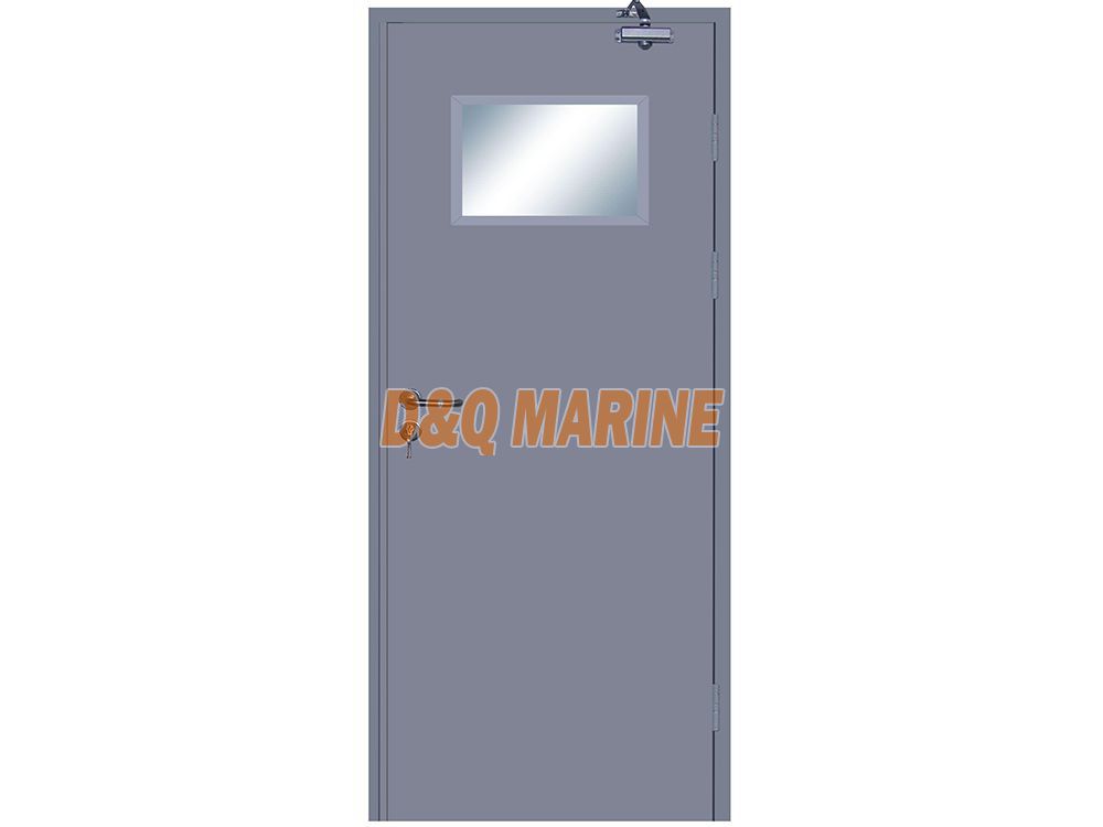 Single Aluminium Stainless Steel Watertight Door For Weather Wall