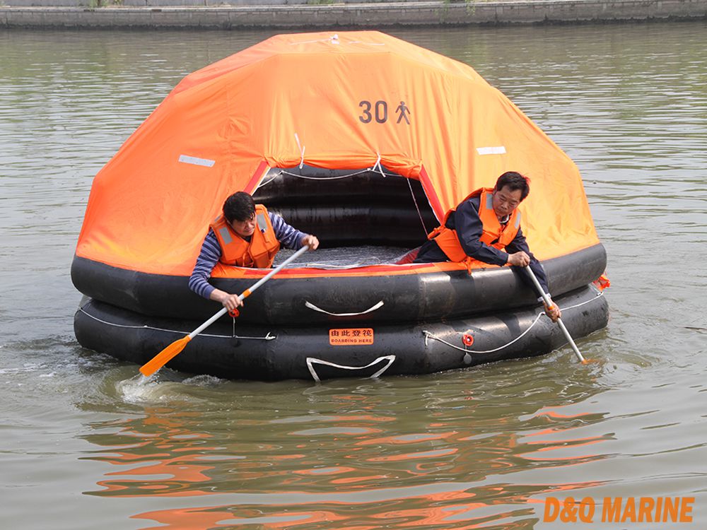 Throw Over Board Inflatable Life Raft