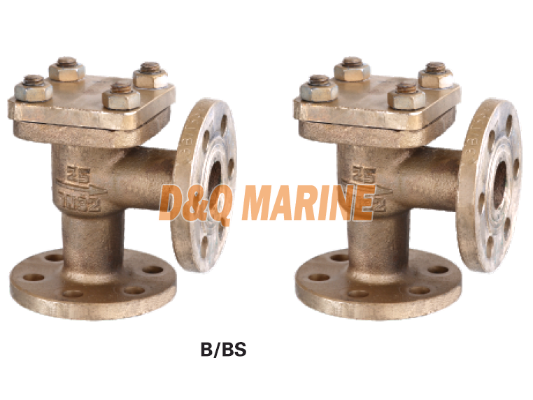 Marine Bronze Flanged Angle Check Valve GB/T589-93 Type B/BS