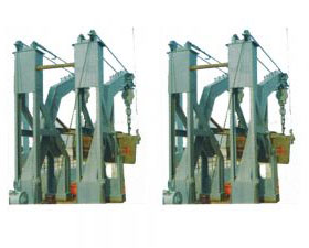 110Kn Gravity luffing arm type davit