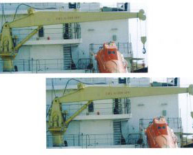 15T Electeo-hydraulic type crane(cylinder luffing crane)