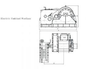 50mm Electric Combined Windlass