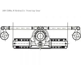 200KN.M Hydraulic Steering Gear