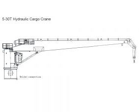 20T Hydraulic Cargo Crane