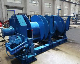 30T Hydraulic Double-drum Mooring Winch