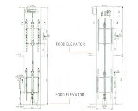 500KG Food elevator