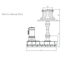 183Kn Electric Mooring Winch