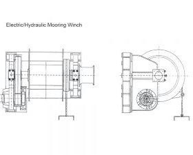 300KN Electric Mooring Winch