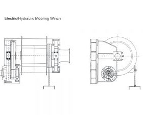 240KN Hydraulic Mooring Winch