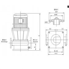 CLH series vertical centrifugal marine pumps