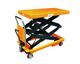 Manual hydraulic platform truck