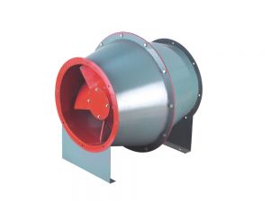 Oblique-Flow Pipeline Fan