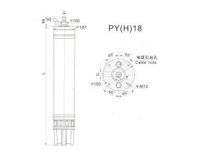 PY(H)18 Series water(seawater) submersible electric motors