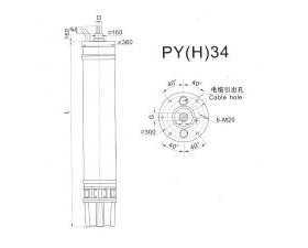 PY(H)34 Series water(seawater) submersible electric motors