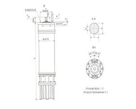 PY(H)47 Series water(seawater) submersible electric motors