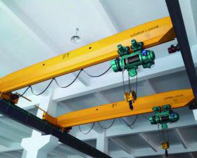 Single beam crane