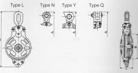 HC Series Single/Double Sheave Marine Wire Rope Blocks