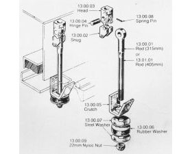 13.00,13.01,13.03 Quick Acting Cleat Assembly