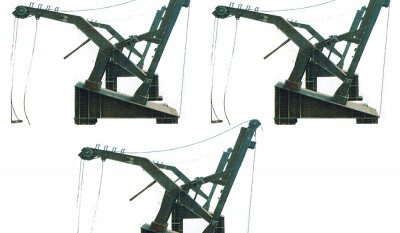 110Kn Gravity luffing arm type davit thumbnail 2