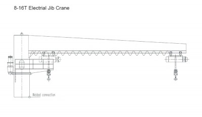 13T Electrial Jib Crane thumbnail 1