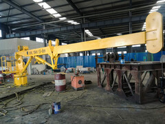 1T Hydraulic knuckle jib crane