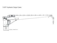 20T Hydraulic Cargo Crane