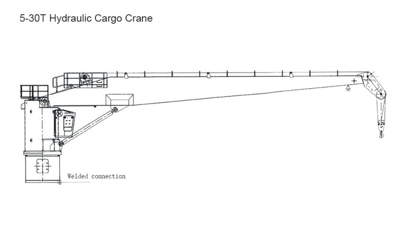 20T Hydraulic Cargo Crane - Image 1