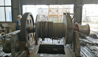 35T Hydraulic diesel engine driven mooring winch thumbnail 4