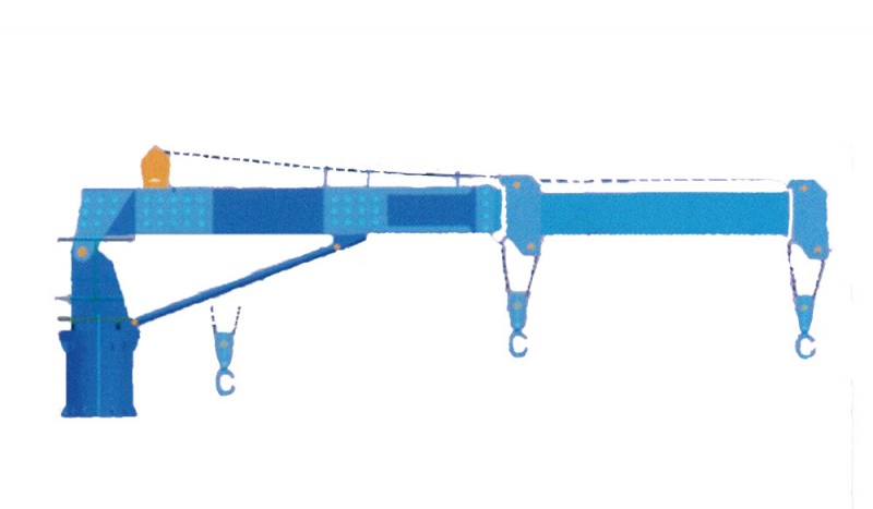 3T Marine Telescopic Boom Crane - Image 2