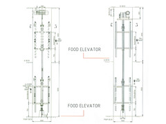 500KG Food elevator