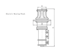 183Kn Electric Mooring Winch