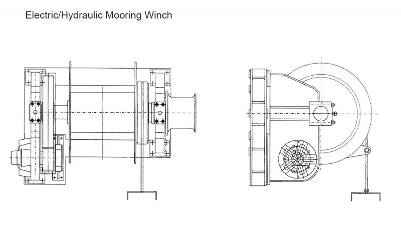 240KN Hydraulic Mooring Winch - Image 1