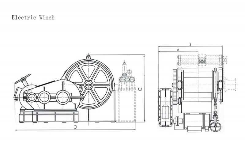 750Kn Electric Winch - Image 2
